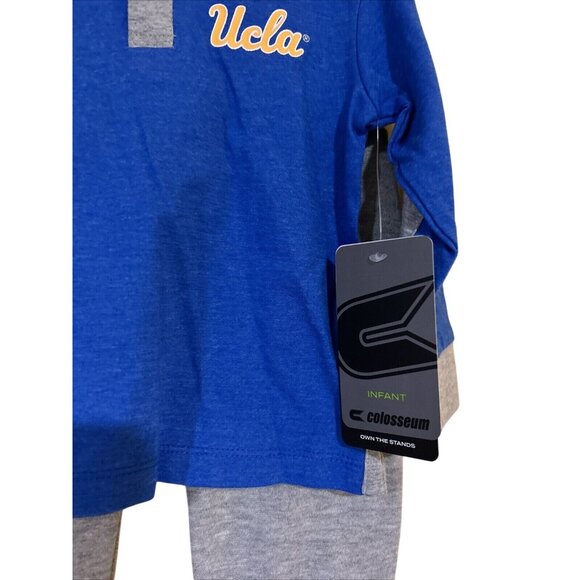 California UCLA Bruins Colosseum Henley Hoodie Pants Outfit Set Infant 6-12 M Ne - Picture 5 of 9